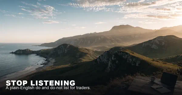 The Day I Stopped Listening Was the Day I Started Making Money