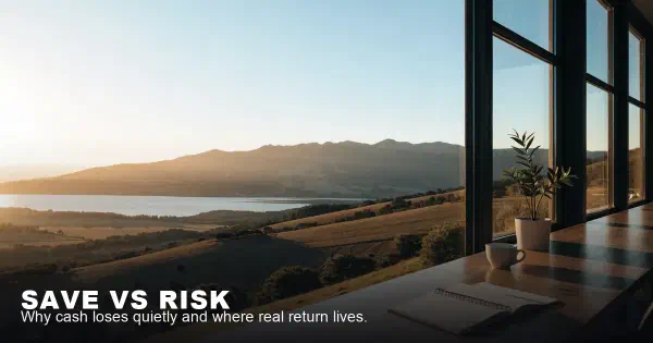 The Worst Way to Build Wealth Is to Save and Not Take Risks